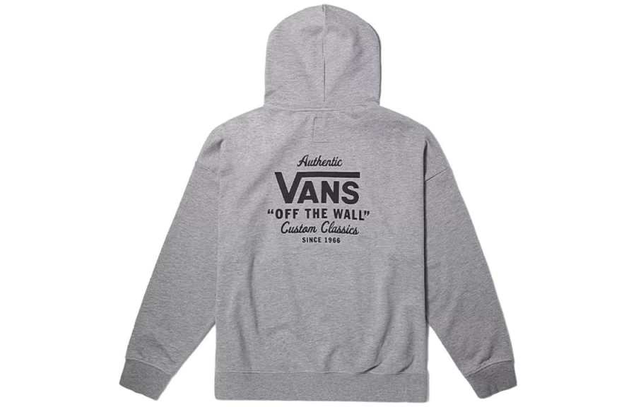 Vans Vans Sweatshirts Unisex Gray Hooded Moderate Regular