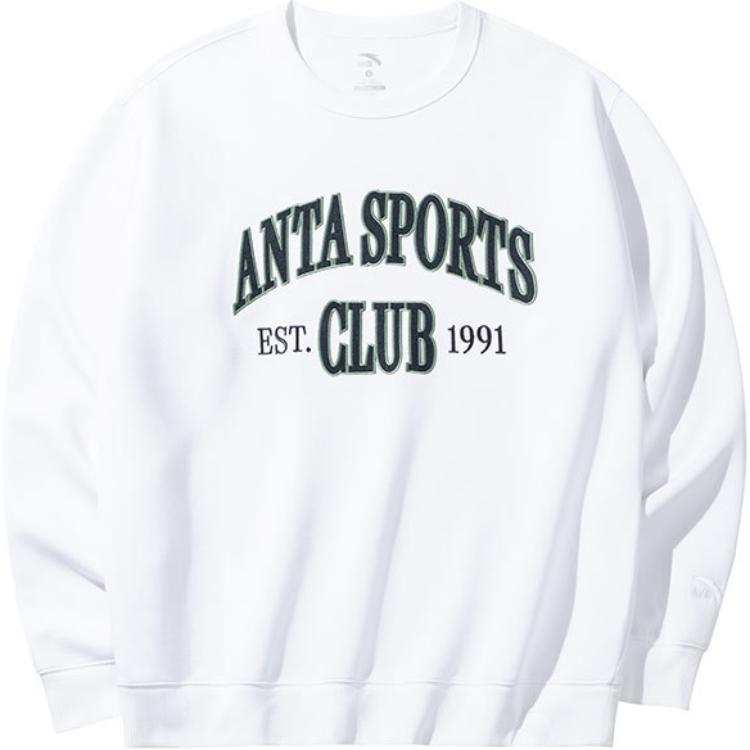 Anta Life Collection Sweatshirt Men's Snowflake White