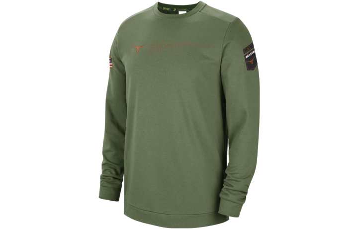 Nike Nike Dri Fit Sweatshirts Men's Green Crew Neck Moderate Regular