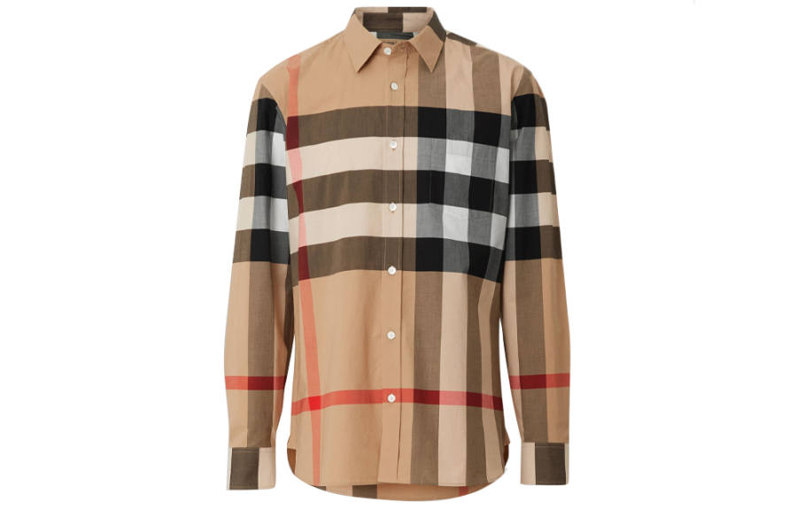 Burberry Burberry Shirt Fall Men's Camel
