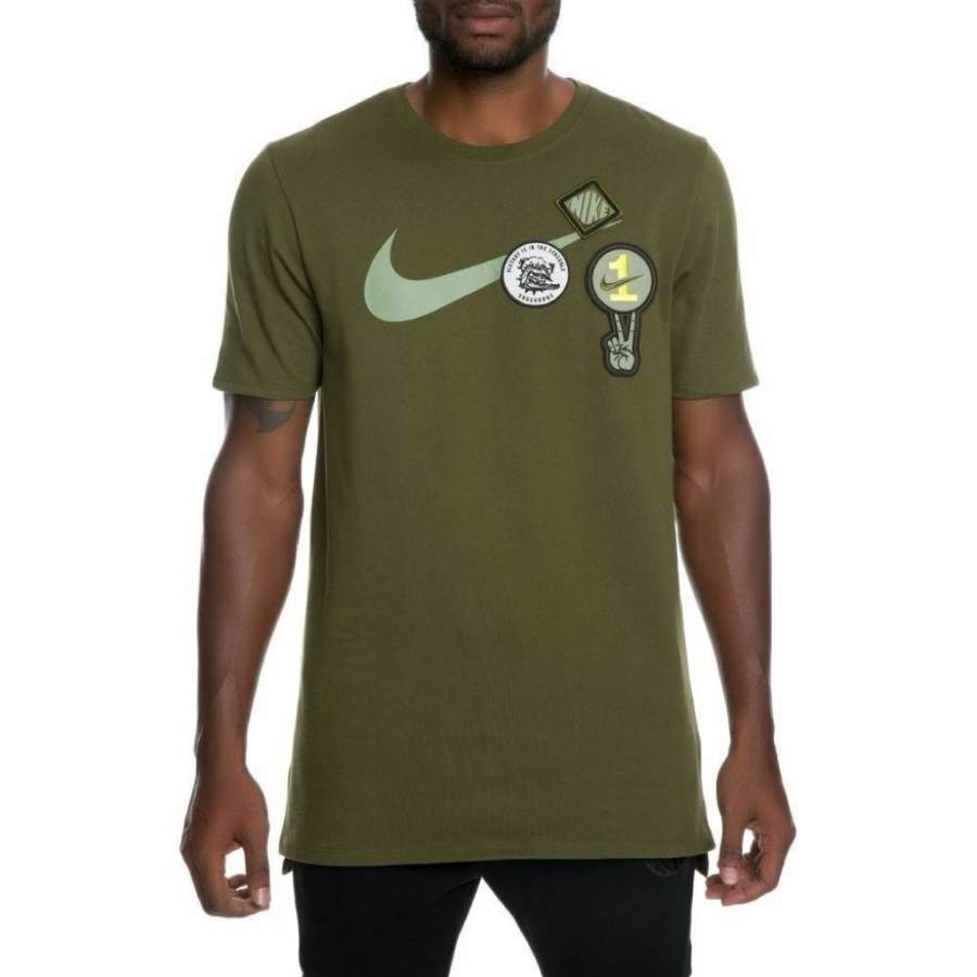 Nike Nike Sports Life Series T Shirt Men's Army Green