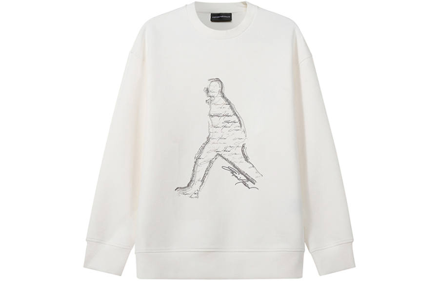 EMPORIO ARMANI Sweatshirt Men's White