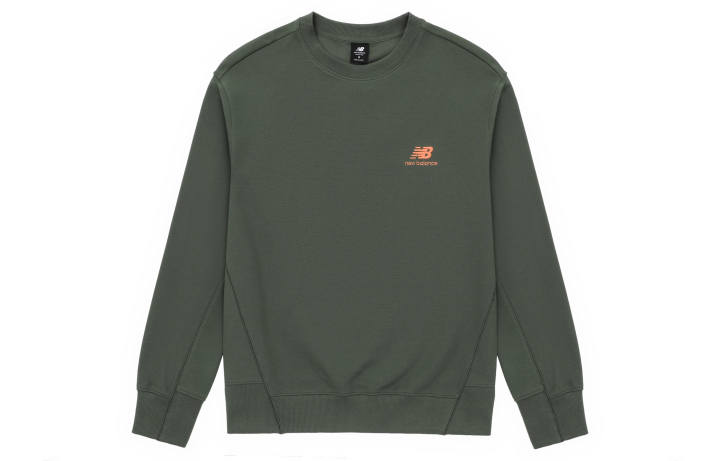 New Balance New Balance Sweatshirts Unisex Green Crew Neck Moderate Regular