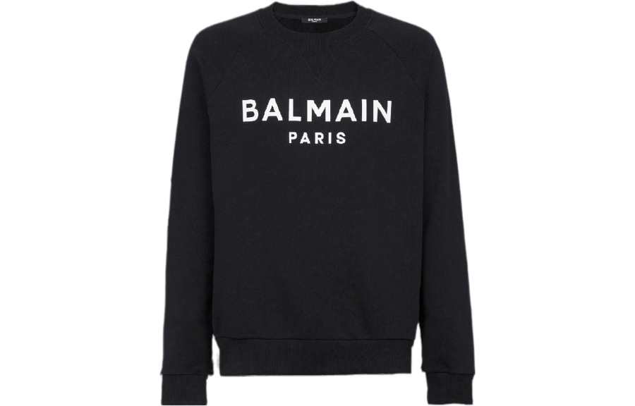 BALMAIN BALMAIN Logo Print Crewneck Sweatshirt