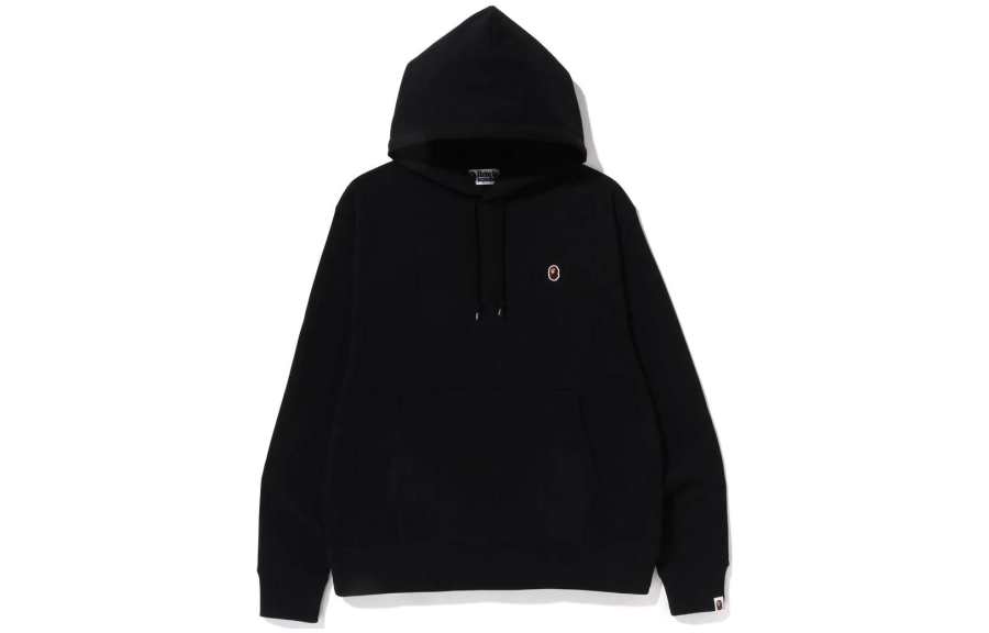 A BATHING APE Bape Ape Head One Point Relaxed Fit Pullover Hoodie SS23