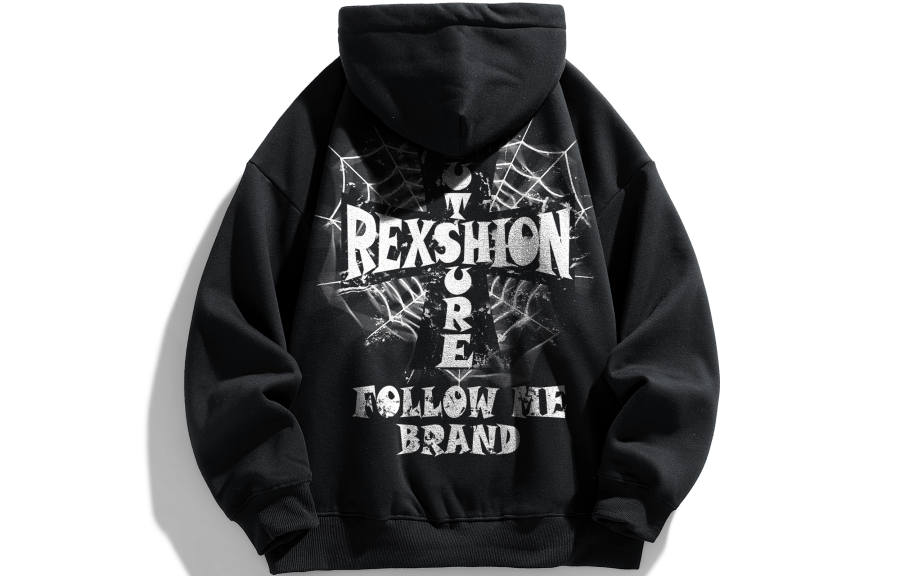 REXSHION REXSHION Sweatshirts Unisex Hooded Moderate Regular