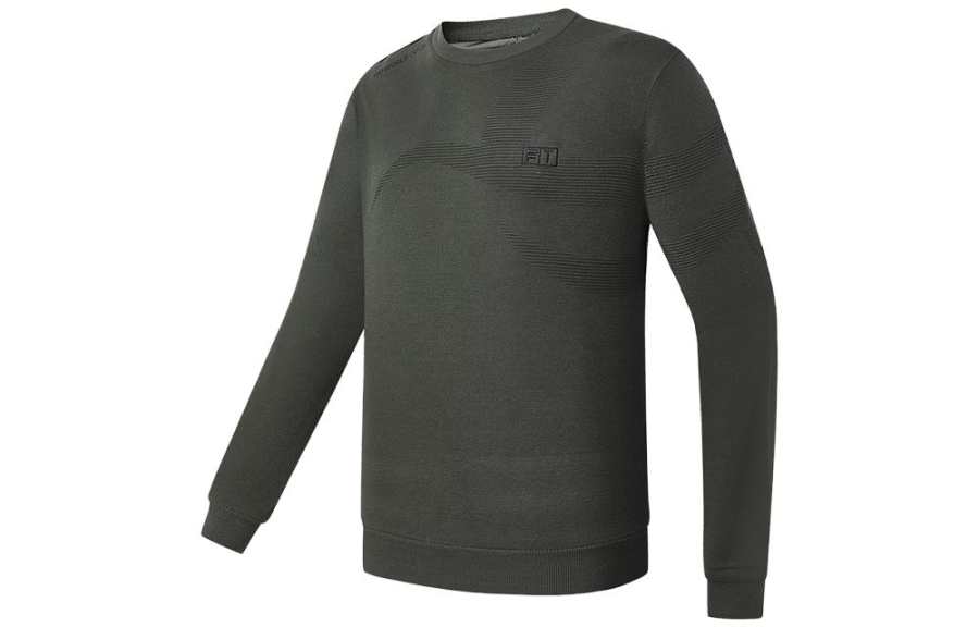 FILA Sweatshirts Men's Jeep Army Green Crew Neck Moderate Other