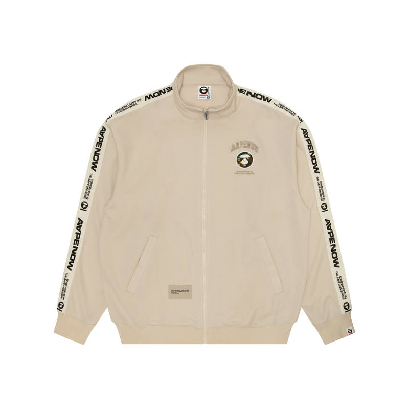 Aape Aape logo-tape zip-up jacket