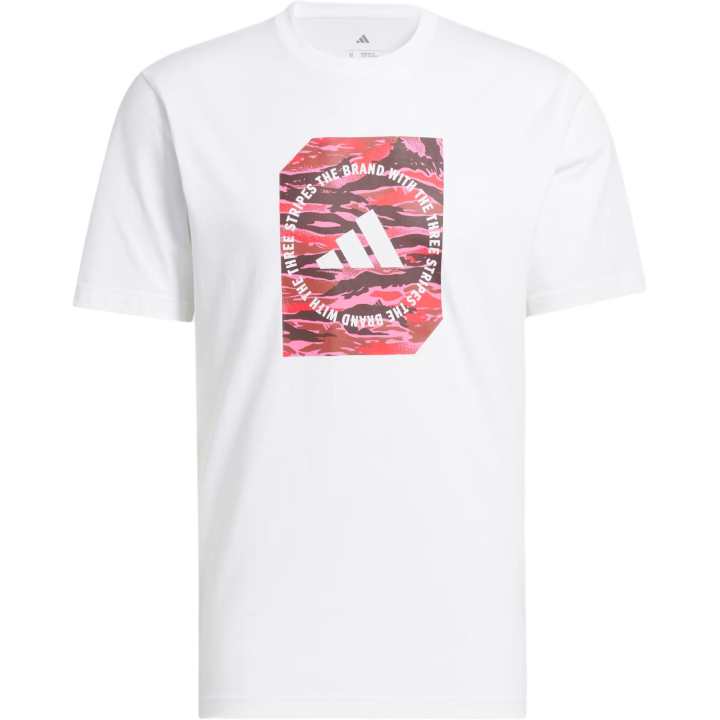 Adidas Adidas Clothing T Shirts Men's White Crew Neck