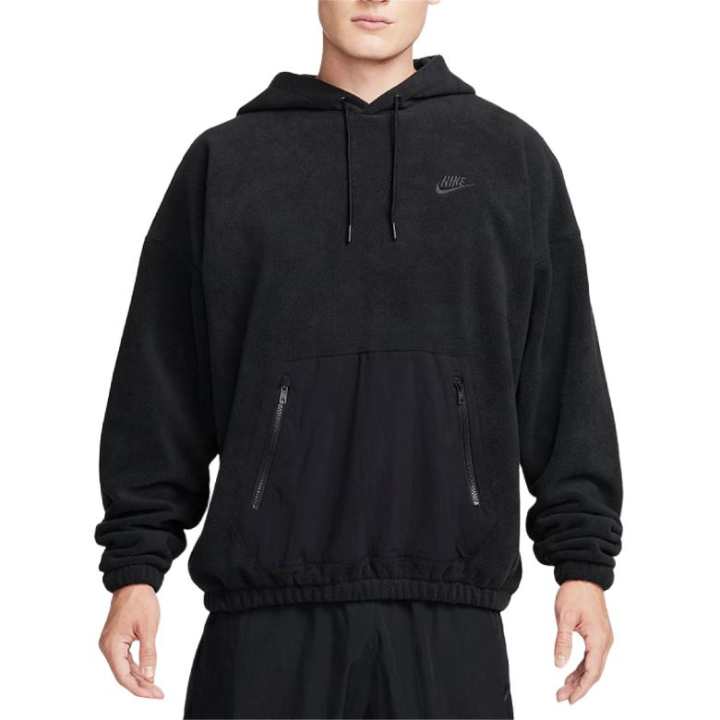 Nike Nike Sweatshirts Men's Black Hooded Moderate Regular