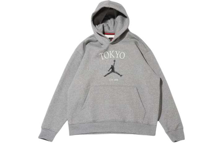 Jordan Jordan Sweatshirts Unisex Gray Hooded Moderate Other