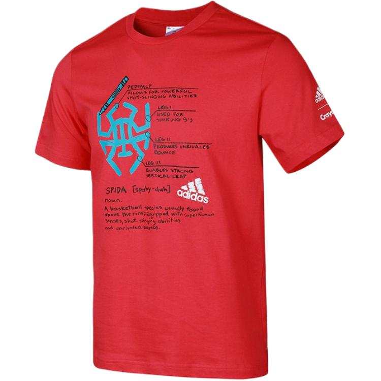 Adidas Adidas DON CRAY REPORT T Shirt Men's Red