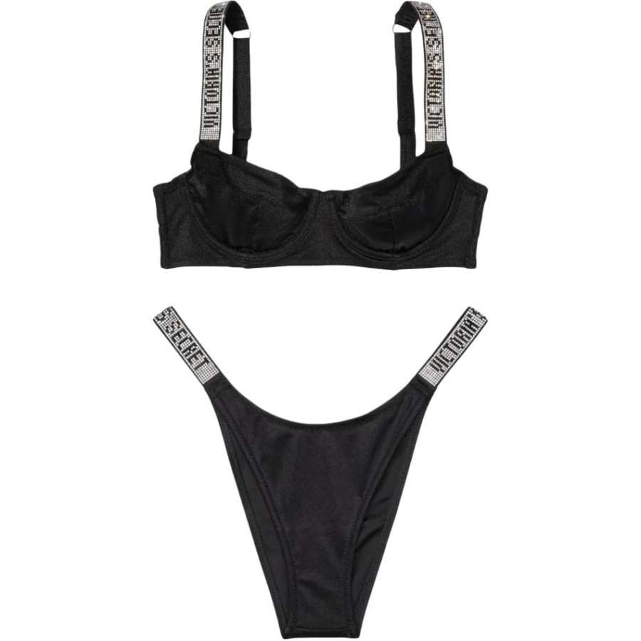 Victoria's Secret Swimsuit Set Women's Black