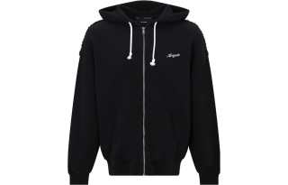 Axel Arigato 【Best of: PromotionsPrevious Season】embroidered-logo zip-fastening hoodie