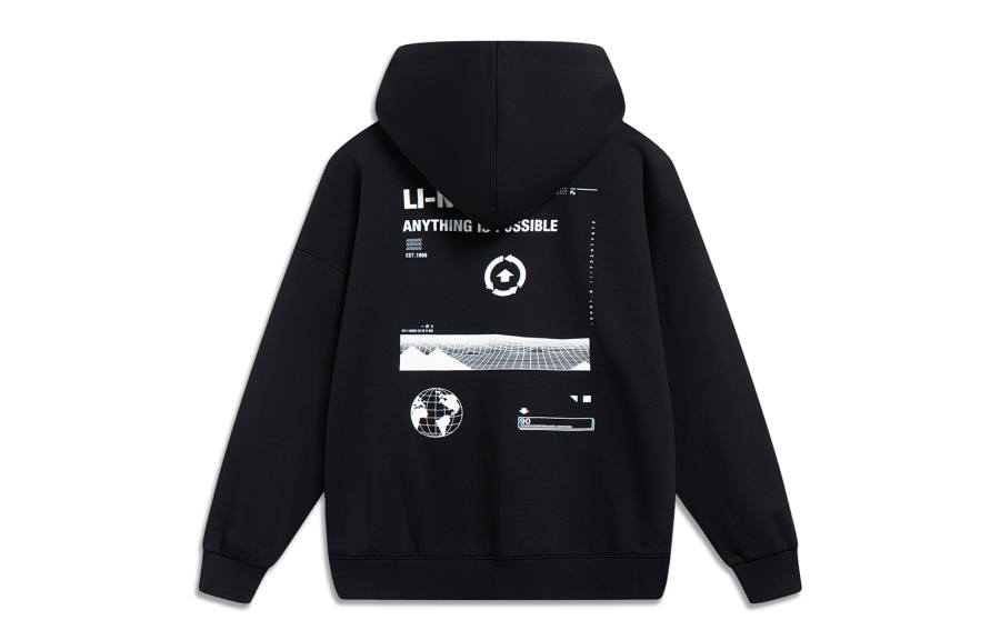 Li-Ning Li Ning Sports Life Collection Sweatshirt Unisex Black