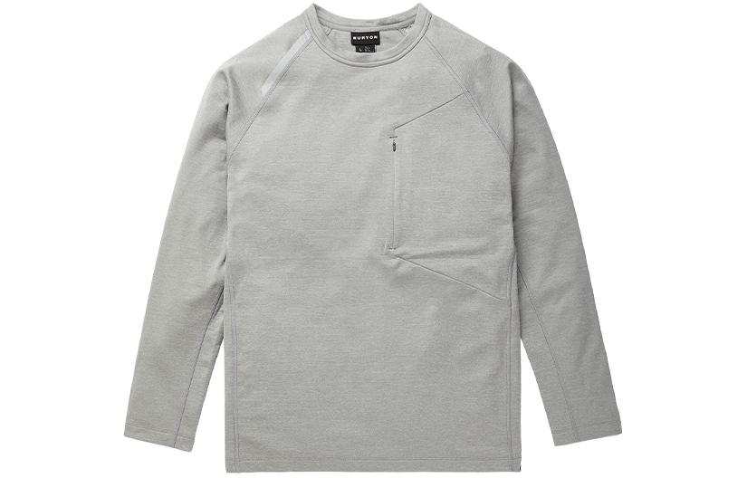 BURTON BURTON SS22 MULTIPATH GRID Sweatshirt Men's Silver Gray