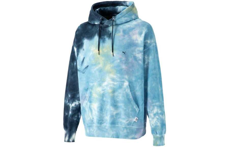 PUMA Mmq Series Sweatshirts Unisex Marine Blue Hooded Moderate Regular