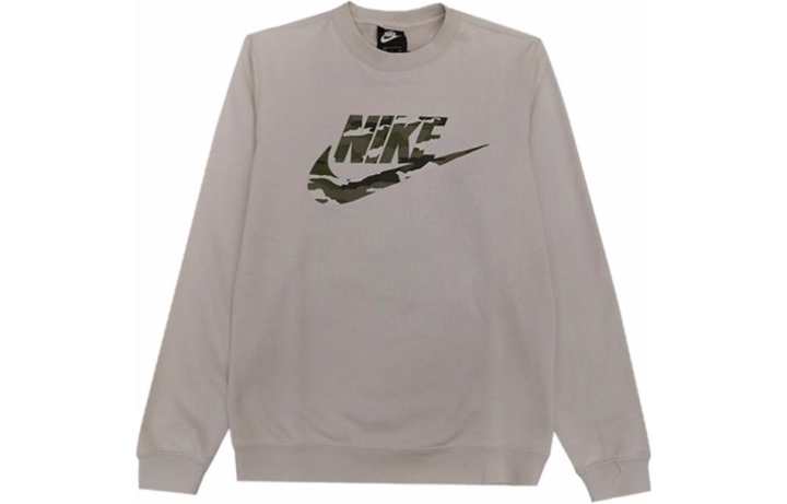 Nike Nike Sweatshirts Men's Ecru Crew Neck Moderate Regular