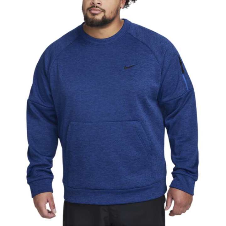 Nike Nike Sweatshirts Men's Blue Crew Neck Moderate Regular