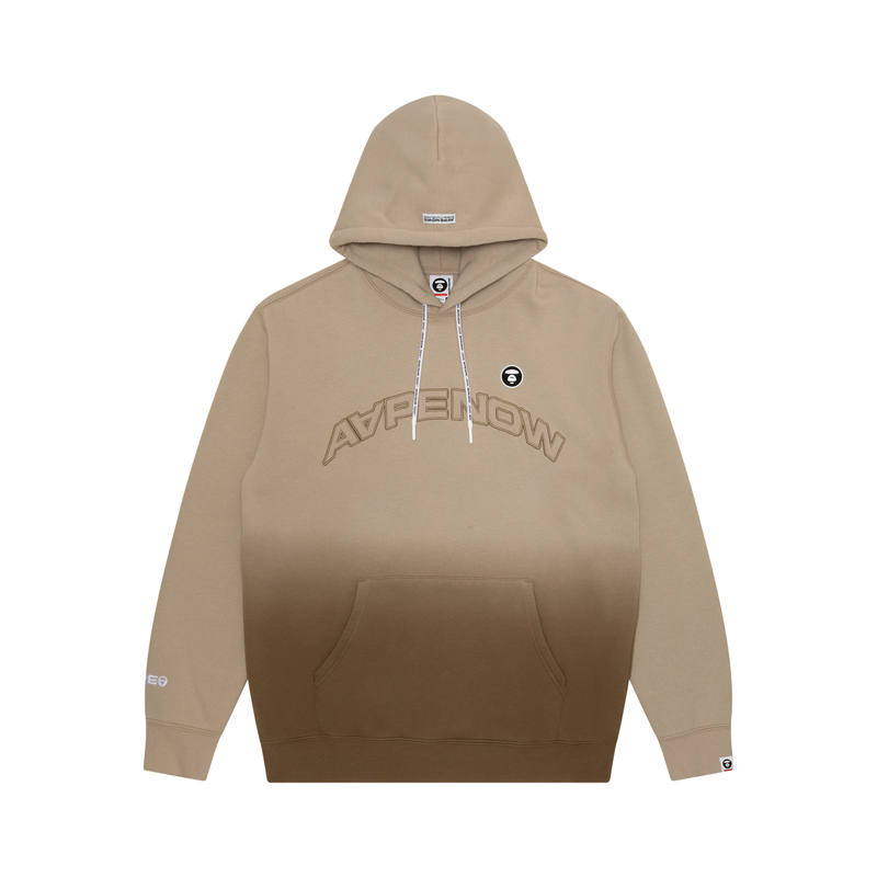 Aape By *A Bathing APE® Logo embroidered Ombré Hoodie