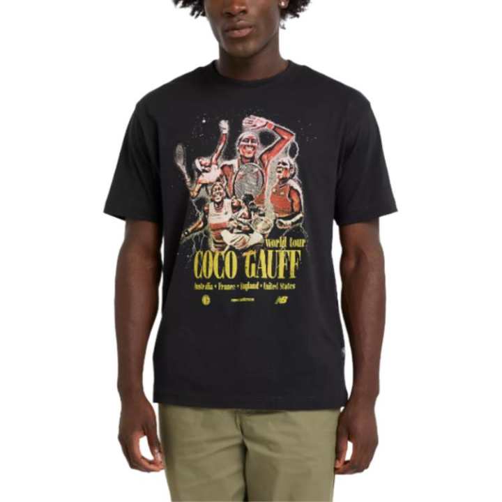 New Balance New Balance Coco Gauff World Tour T Shirt Men's Black