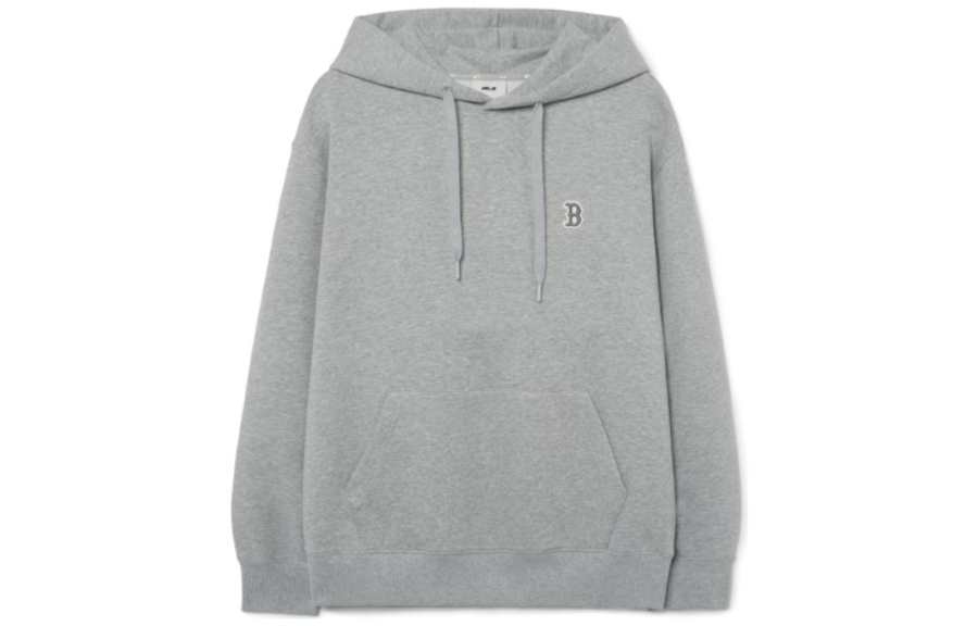 MLB MLB Boston Red Sox Sweatshirts Unisex Gray Hooded Moderate Regular