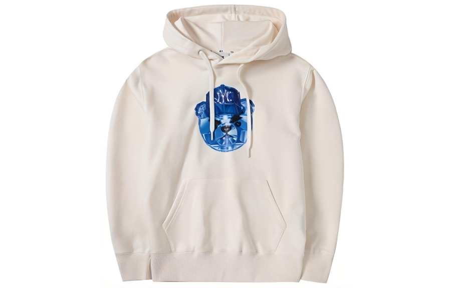 MLB New York Yankees Sweatshirts Unisex White Hooded Moderate Regular