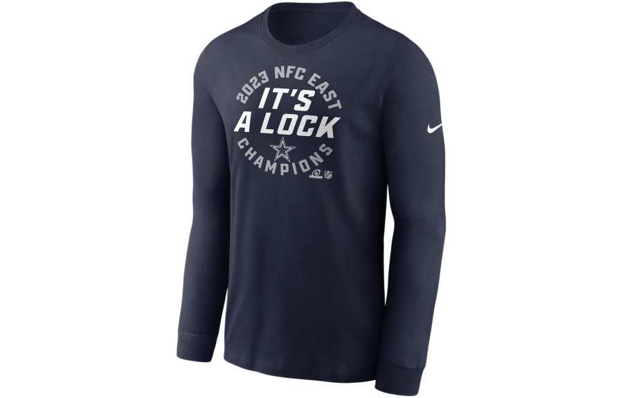 Nike Nike Seattle Seahawks 2025 Nfc West Champions Trophy Collection Men's Nike Nfl Long-Sleeve T-Shirt