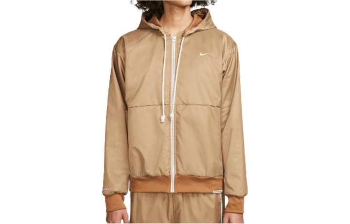 Nike Nike Sweatshirts Men's Light Brown Hooded Moderate Regular
