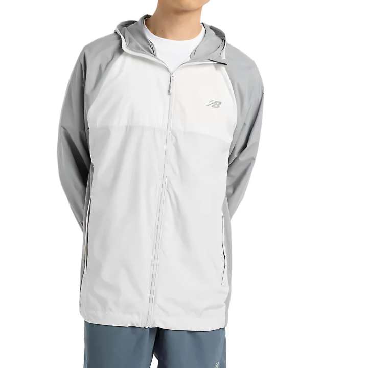 New Balance New Balance Athletics Packable Jacket Men's Gray YST