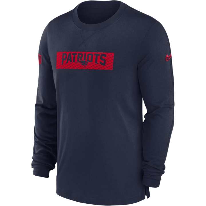 Nike Nike New England Patriots Sideline Player Team Issue Men’s Nike Dri-FIT Long-Sleeve Top