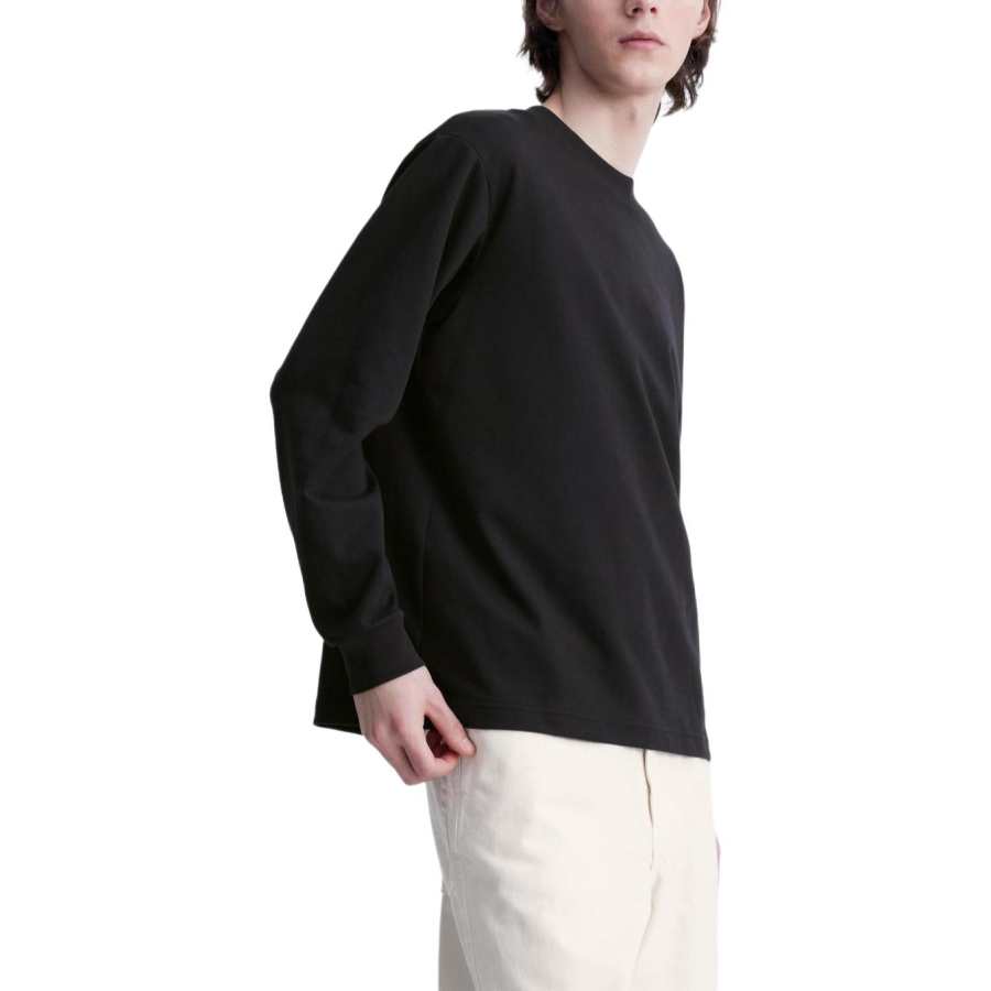 UNIQLO T Shirts Unisex Black Crew Neck Moderate