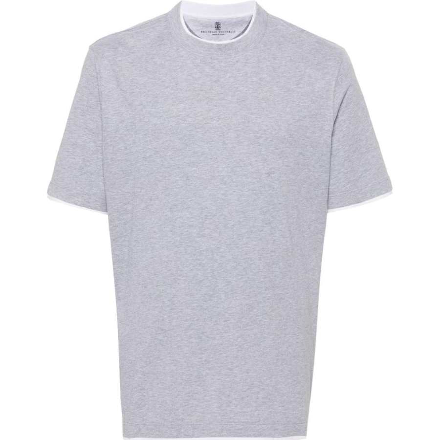 Brunello Cucinelli Layered Effect Crewneck T Shirt