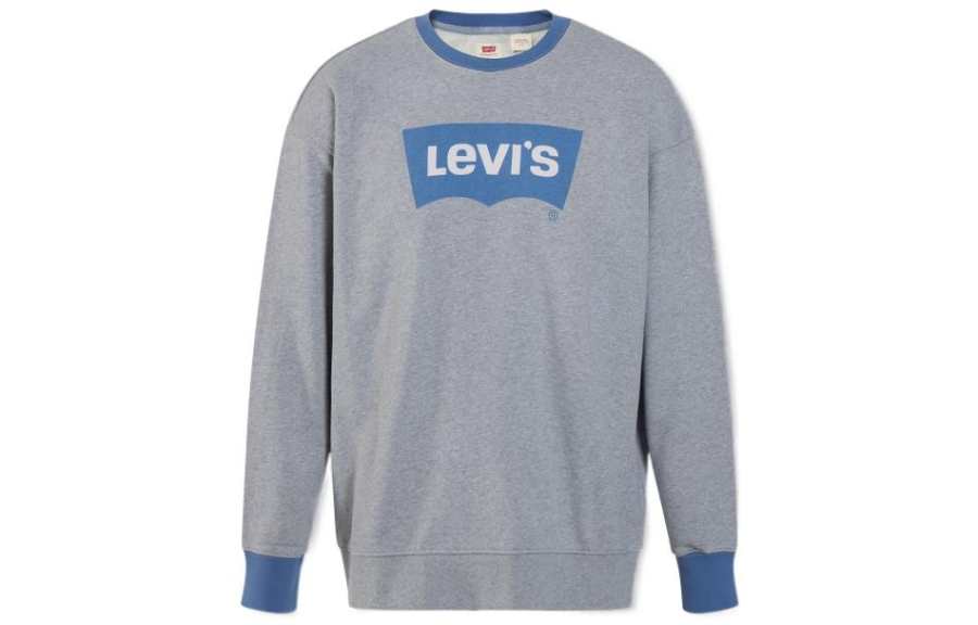 Levis Levis Sweatshirts Men's Gray Crew Neck Moderate Regular