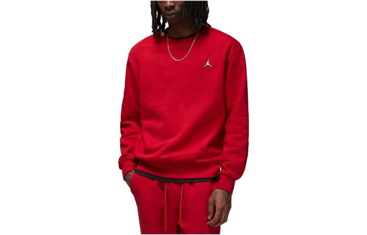 Jordan Jordan Sweatshirts Men's Red Crew Neck Moderate Regular