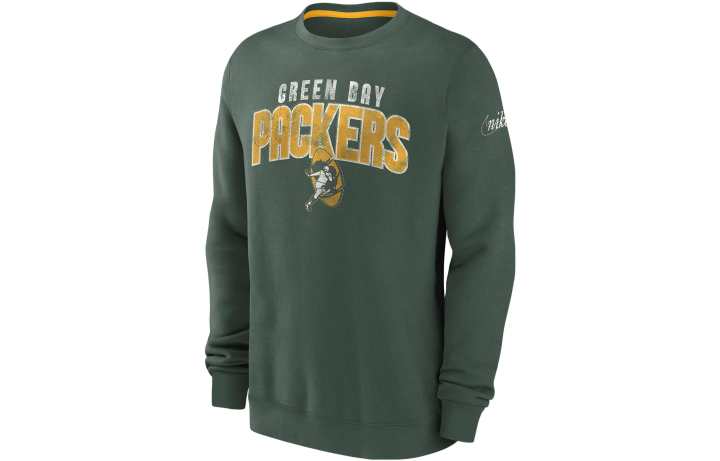 Nike Nike Bay Packers Draw Block Club Men's Nike Nfl Pullover Crew
