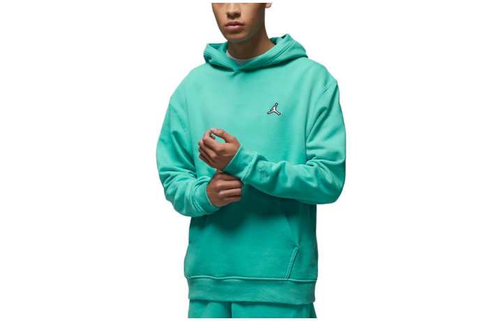 Jordan Jordan Sweatshirts Men's Peacock Green Hooded Moderate Regular