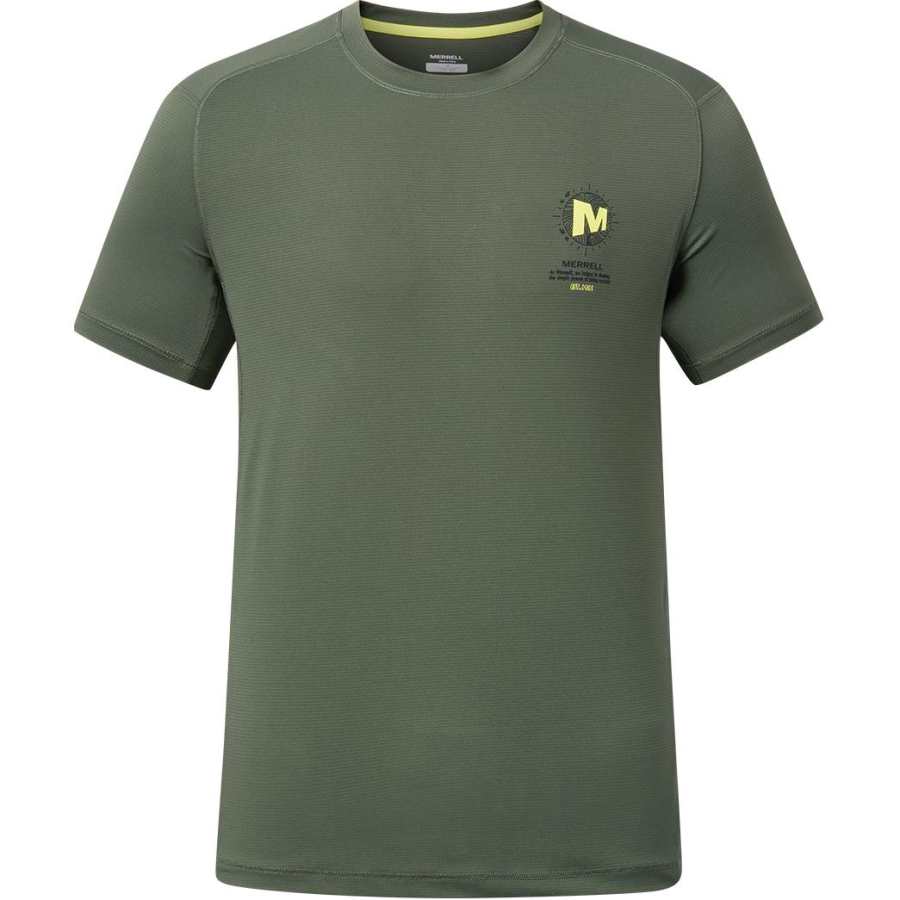 MERRELL T Shirt Men's Army Green