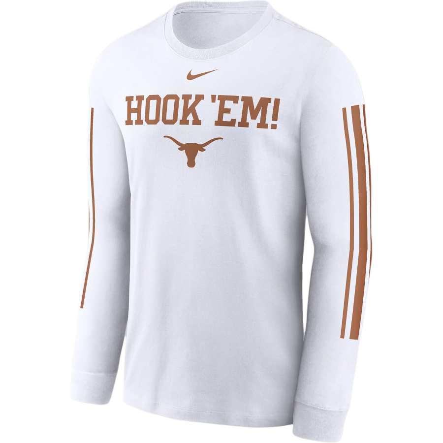 Nike Nike Texas Longhorns Local Spirit Slogan Men's Nike College Long Sleeve T Shirt