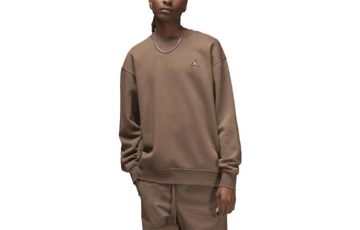 Jordan Jordan Sweatshirts Men's Brown Crew Neck Moderate Regular