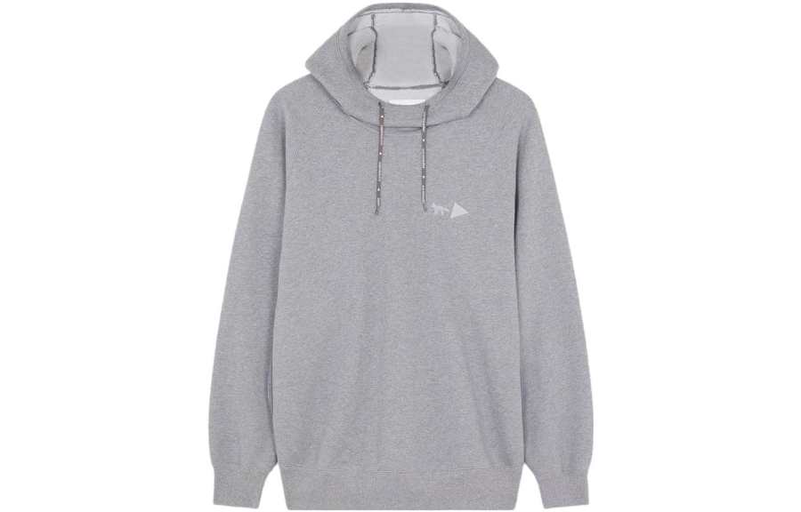 Maison Kitsune X AND WANDER Sweatshirt Unisex Gray