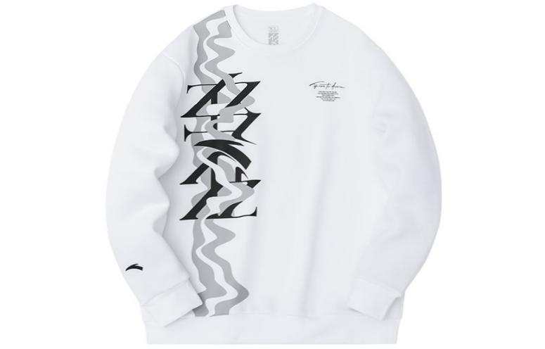 Anta Basketball Collection Sweatshirt Men's Pure White