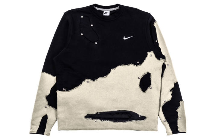 Nike Nike Sweatshirts Men's Black Crew Neck Moderate Regular