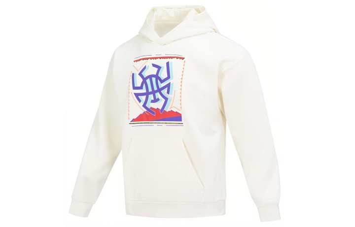 Adidas Adidas Sweatshirts Men's White Hooded Moderate Regular