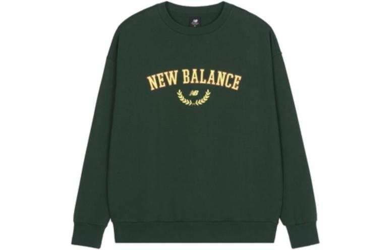 New Balance New Balance Sweatshirts Men's Green Crew Neck Moderate Regular