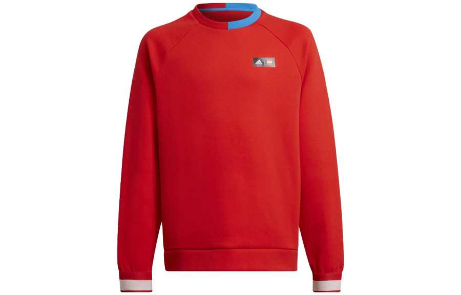 Adidas Adidas Sweatshirts Men's Red Crew Neck Moderate Other