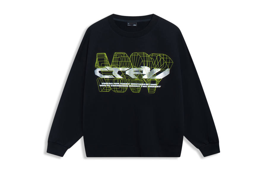 Li-Ning Li Ning CF Tracing Sweatshirt Unisex Black