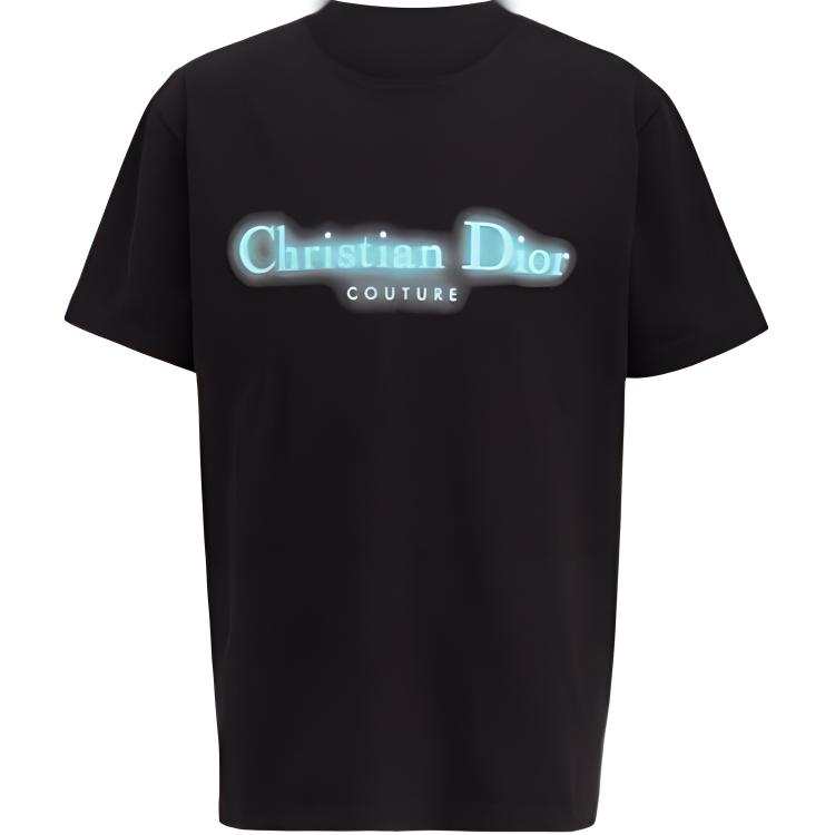 DIOR Homme Logo Printed Crewneck T Shirt
