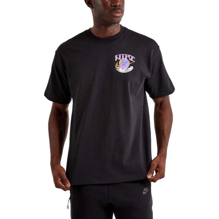 Nike Nike Max90 T Shirts Men's Black Crew Neck Moderate