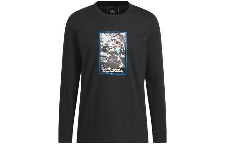 Adidas Adidas Sweatshirts Unisex Black Crew Neck Moderate Regular